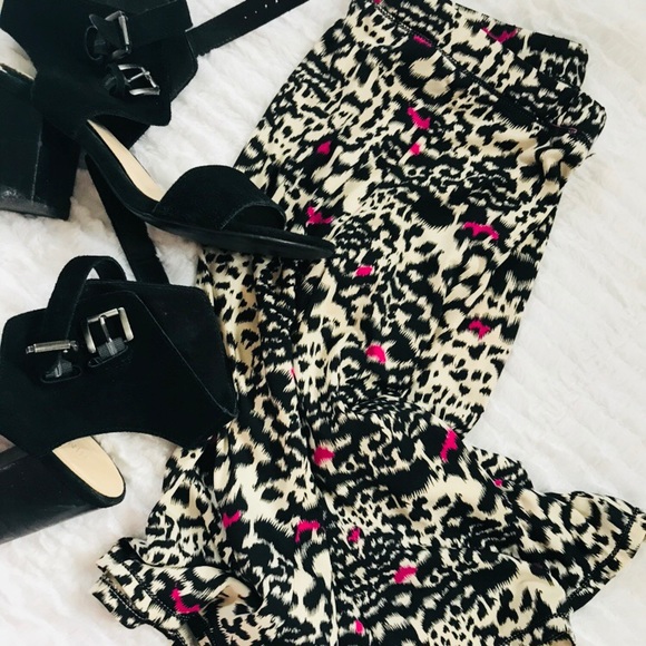 Max Studio Dresses & Skirts - Max Studio | Black, Pink & White Skirt